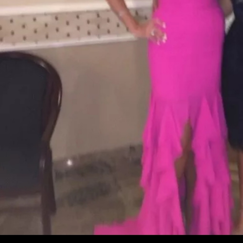 Terani evening gown Ruffles 8 - Picture 7 of 8